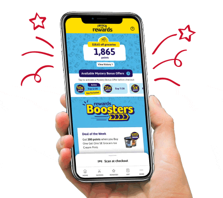 GIF image of the Fresco Y Más app