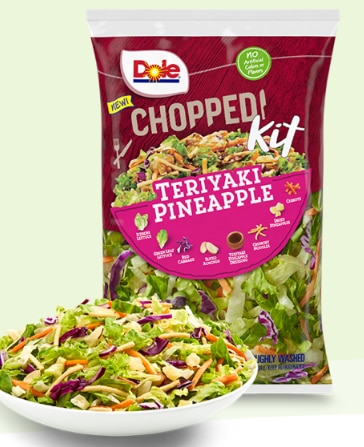 Dole Pineapple Teriyaki Chopped kit