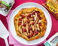 Raspberry Pear Galette
