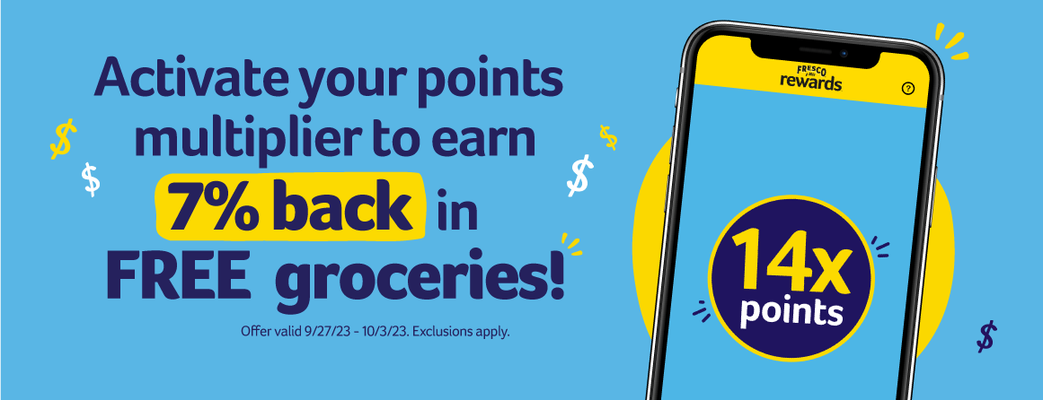 Get a FREE SE Grocers Tea. Gallon | Save up to $3.29. Valid with rewards. Terms apply. Activate and redeem through 09/26/23. Limit one offer per customer while supplies last. See store or visit FrescoyMas.com/bigappdeal for details.