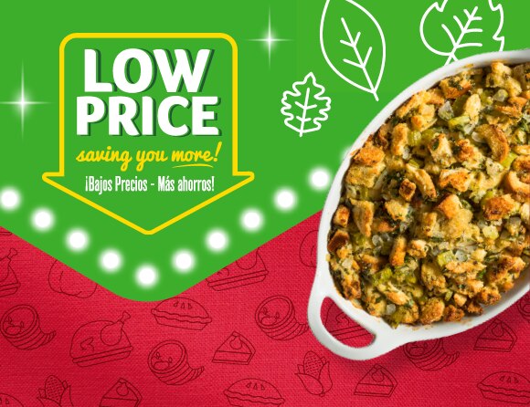 Low price saving you more! Bajos Precios - Mas ahorros!