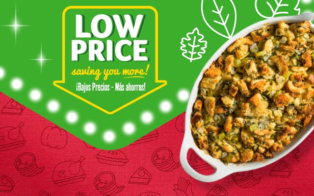 Low price saving you more! Bajos Precios - Mas ahorros!